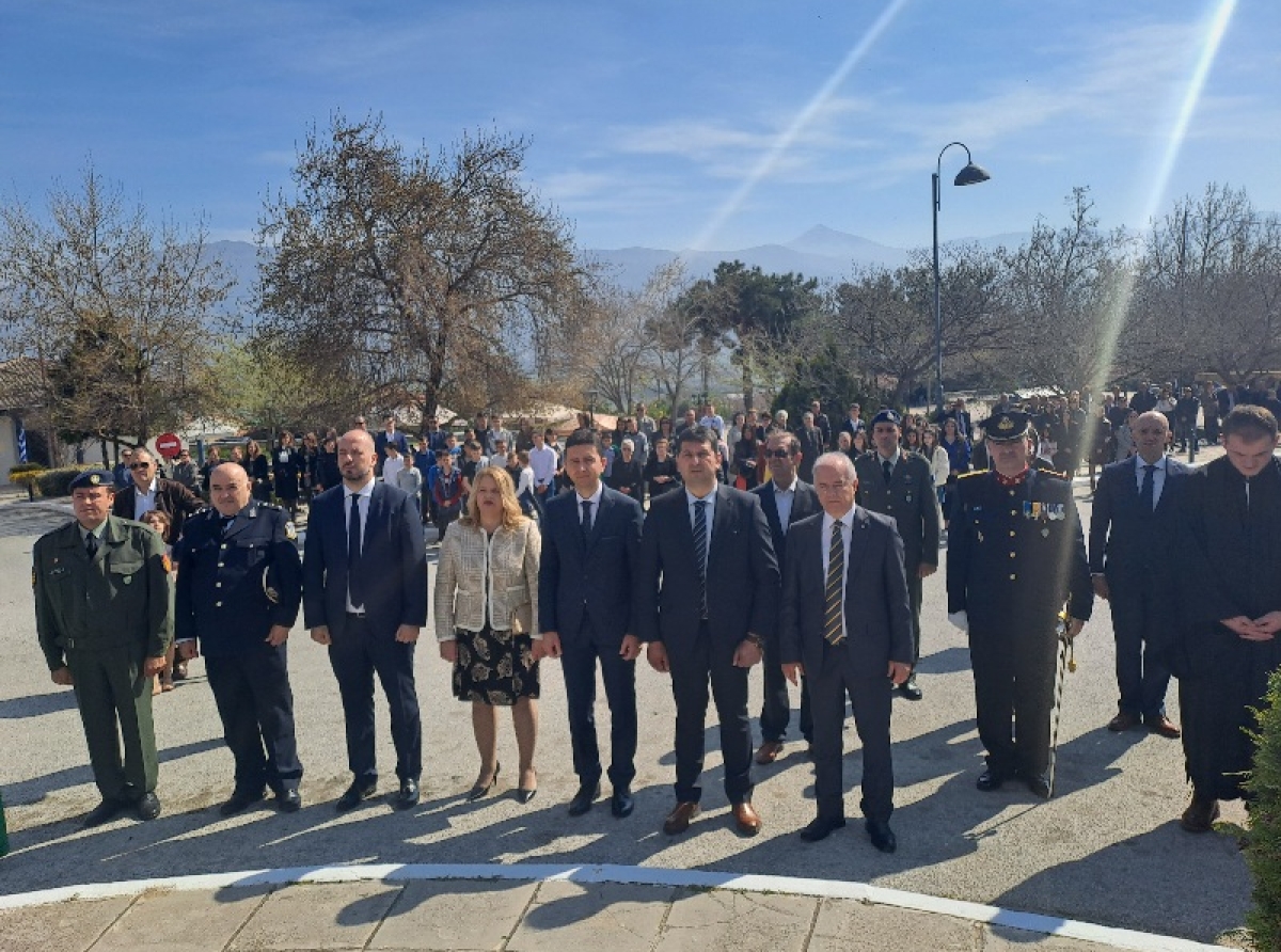 Με λαμπρότητα γιορτάστηκε στο Δήμο Τεμπών η επέτειος της 25ης Μαρτίου 1821
