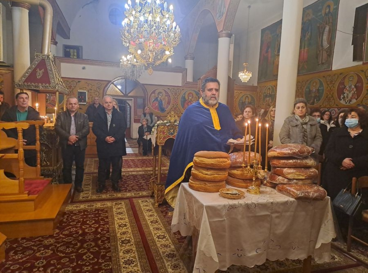 Στους οικισμούς της Γυρτώνης και της Ελιάς Γόννων για τον εορτασμό του Αγίου Αθανασίου ο Δήμαρχος Τεμπών Γώργος Μανώλης