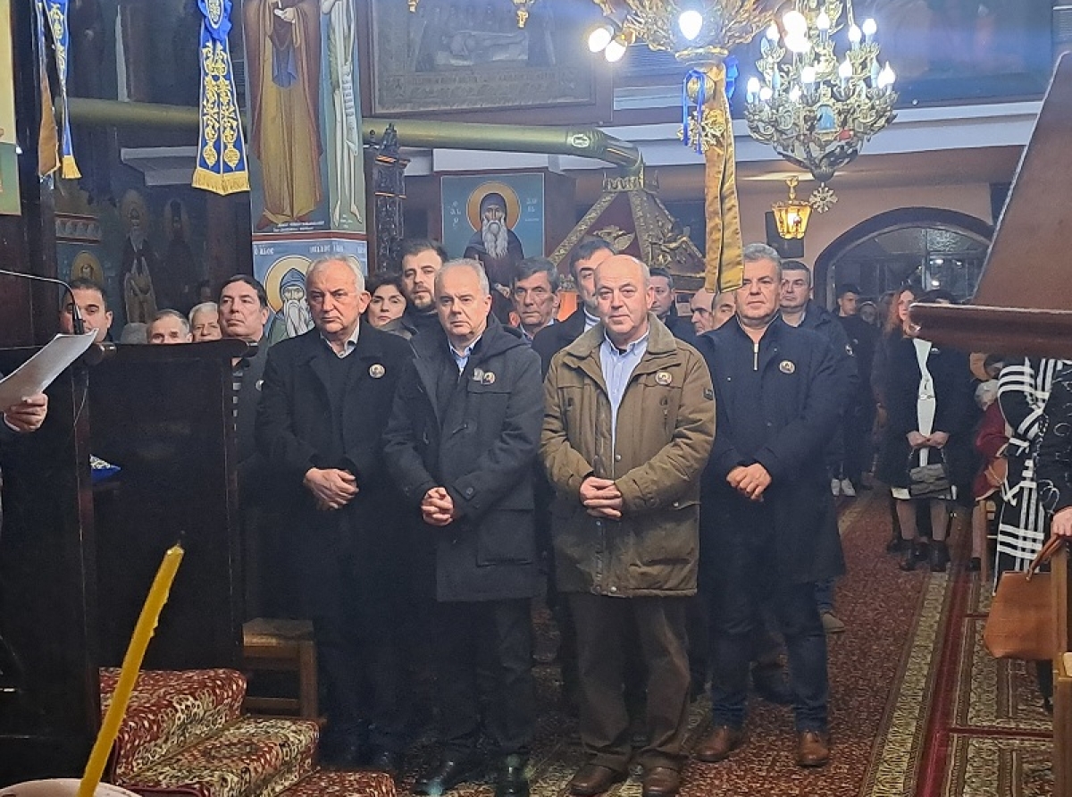  Στον Εσπερινό για την Εορτή του Αγίου Αντωνίου Όσσας ο Δήμαρχος Τεμπών Γιώργος Μανώλης