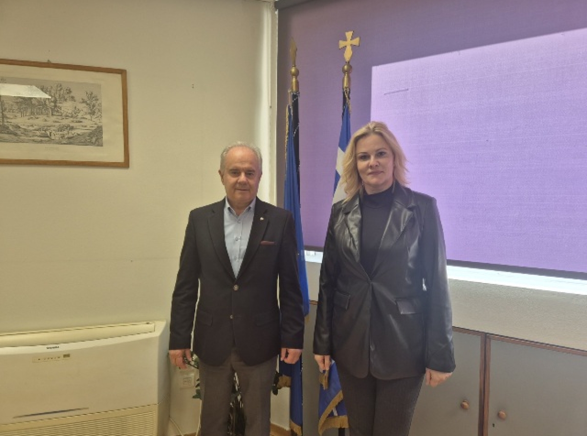 Συνάντηση για τουριστικά θέματα του Δημάρχου Τεμπών Γιώργου Μανώλη με τη Γενική Γραμματέα Τουρισμού κα Κουτσούκου