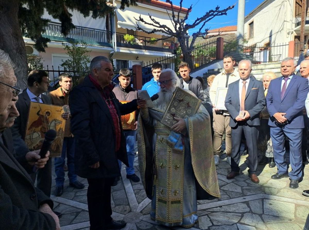 Με λαμπρότητα εορτάστηκε η Κυριακή της Ορθοδοξίας στον Ιερό Ναό Αγίου Γεωργίου Πυργετού – Παρουσία του Δημάρχου Τεμπών κ. Γιώργου Μανώλη