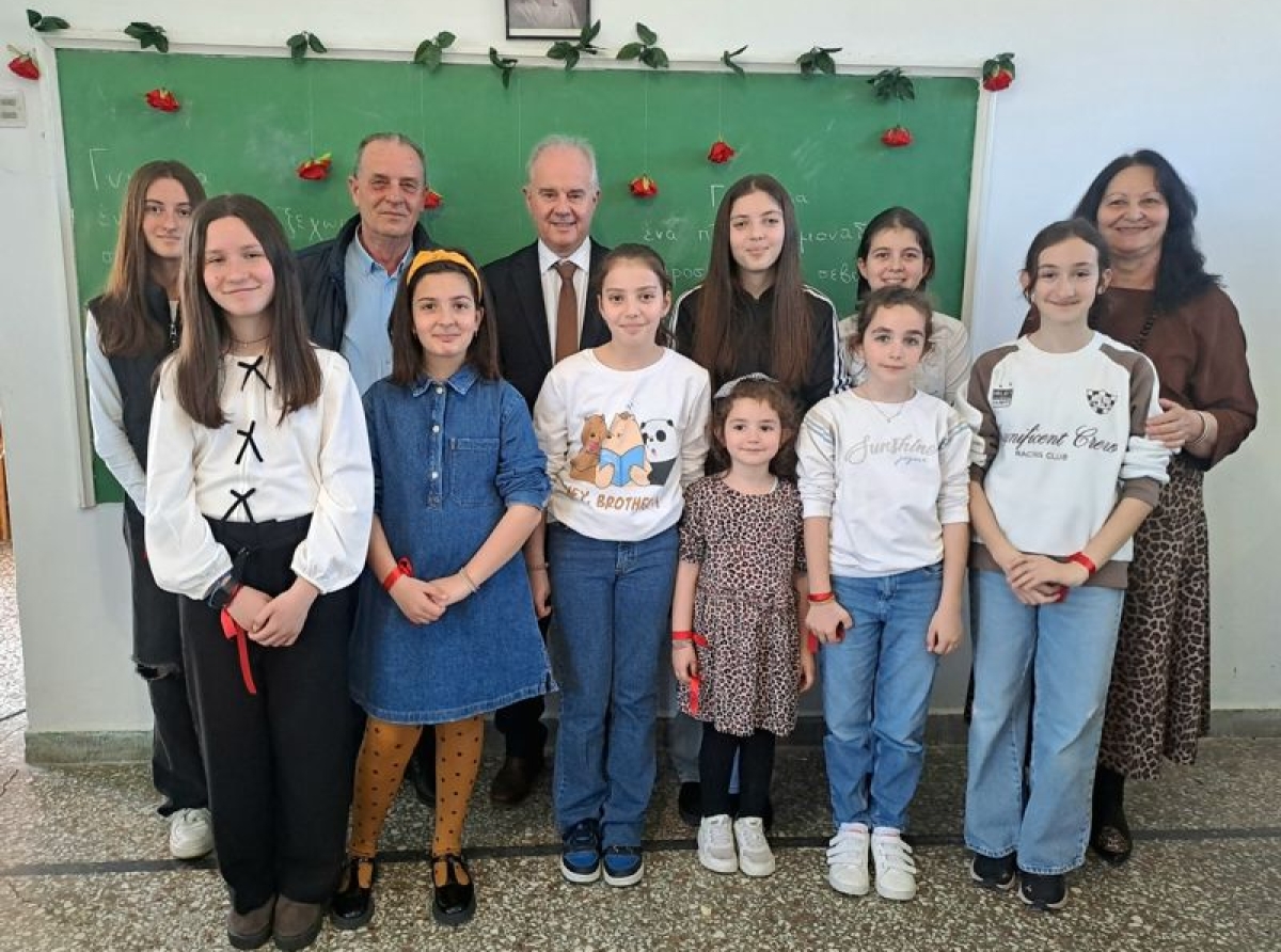 Ο Δήμαρχος Τεμπών κ. Γιώργος Μανώλης στις εκδηλώσεις για την Παγκόσμια Ημέρα της Γυναίκας