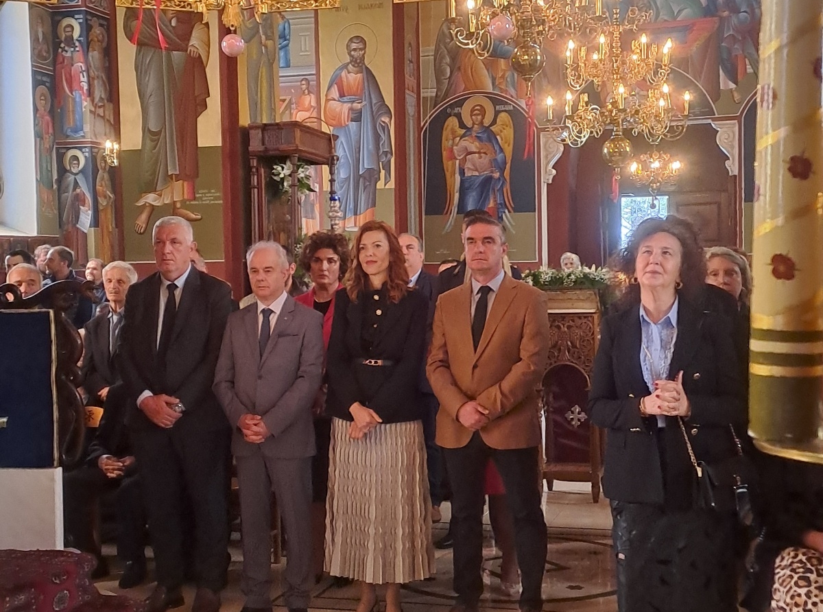 Ο Δήμαρχος Τεμπών κ. Γεώργιος Μανώλης συμμετείχε στις θρησκευτικές εκδηλώσεις μνήμης της ψηλάφησης του Αγίου Ενδόξου Αποστόλου Θωμά